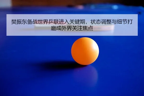 樊振东备战世界乒联进入关键期，状态调整与细节打磨成外界关注焦点 - maiqiuzhan